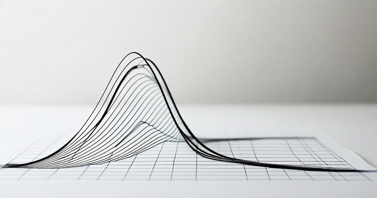 abstract sigmoid S-curve graph on clean white background, item response function